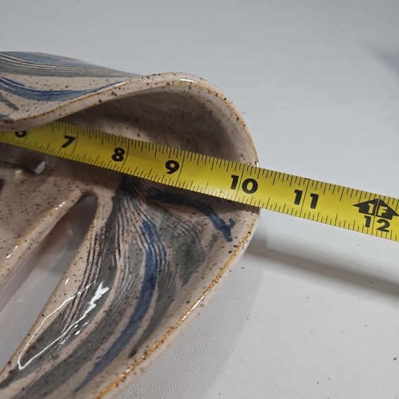 Vintage Signed Jacalynn Art Pottery Wall Hanging - Picture 9 of 10